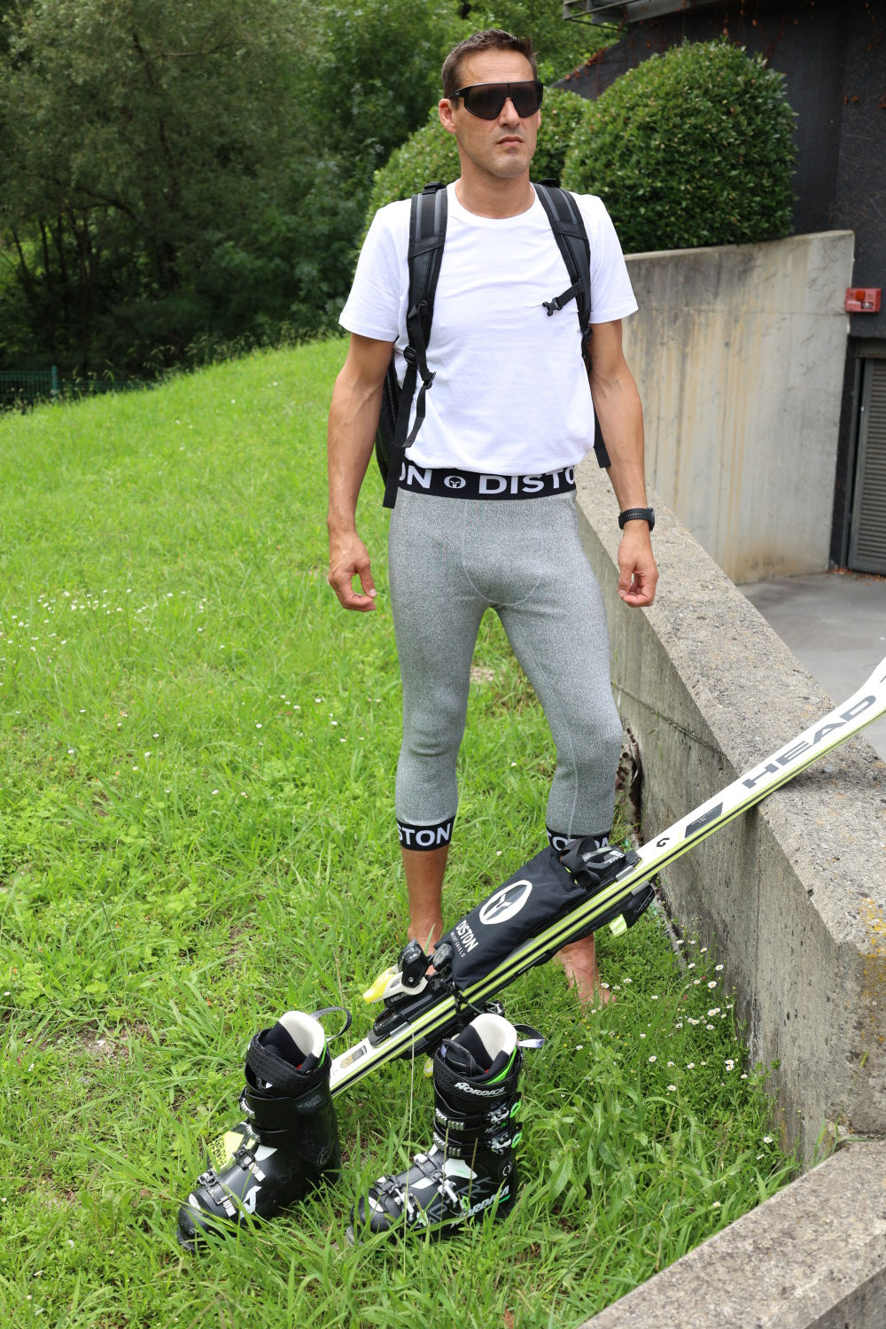 DISTON Cut Resistant Ski Racing 3/4 Pants Men - 3 FIS Stars approved