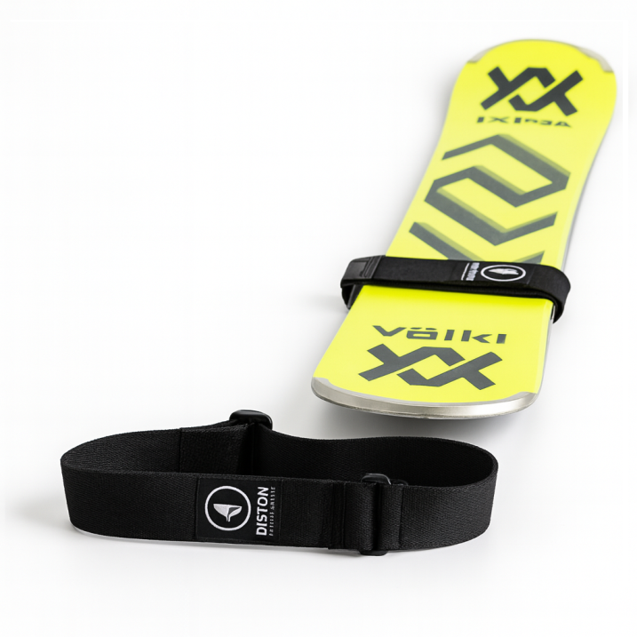 DISTON Ski Strap Black – World’s First Cut-Resistant Ski Strap