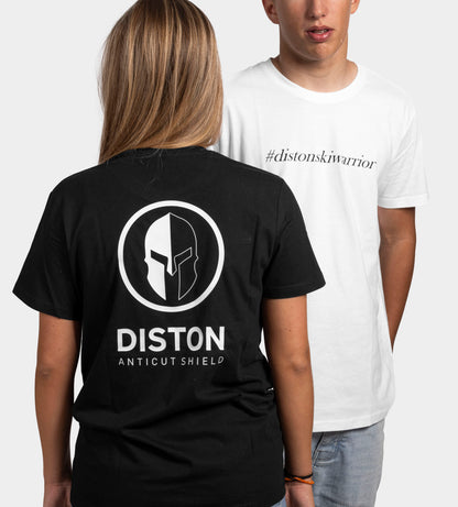 DISTON T-Shirt #distonskiwarrior White