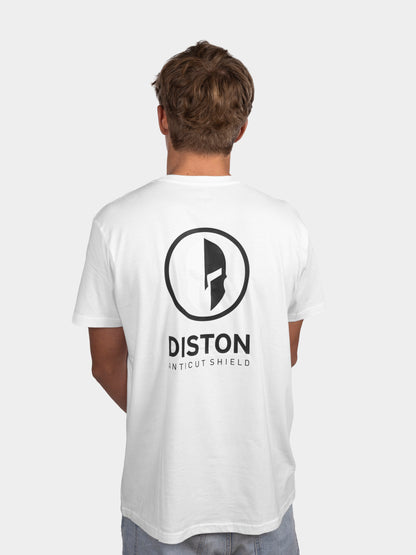 DISTON T-Shirt #distonskiwarrior White