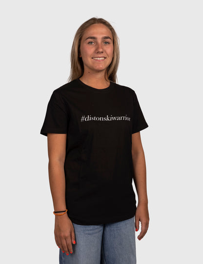 DISTON T-Shirt #distonskiwarrior Black