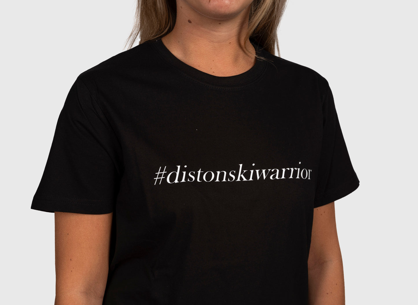 DISTON T-Shirt #distonskiwarrior Black