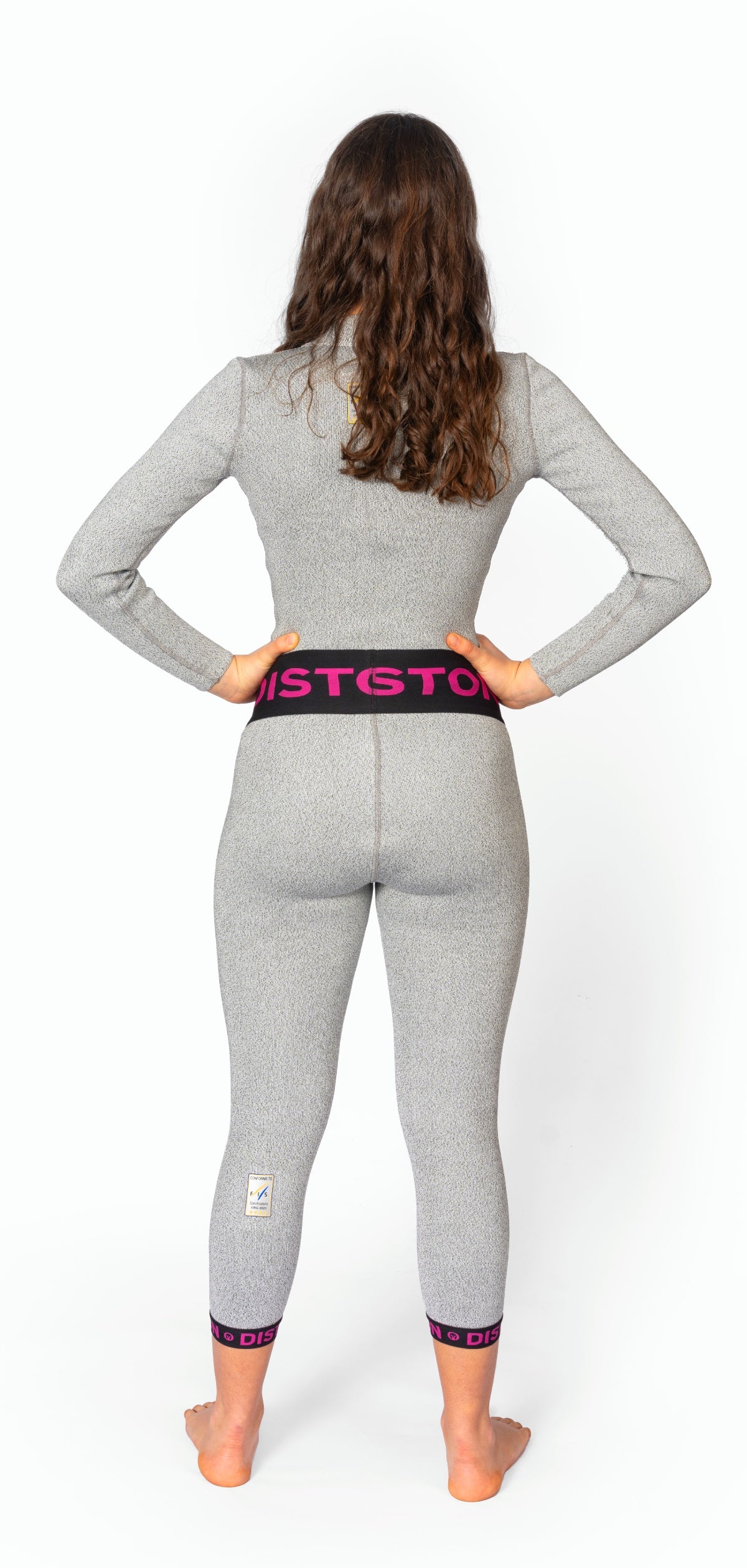 DISTON Pantaloni 3/4 da sci da corsa antitaglio Donna