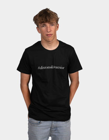 DISTON T-Shirt #distonskiwarrior Black