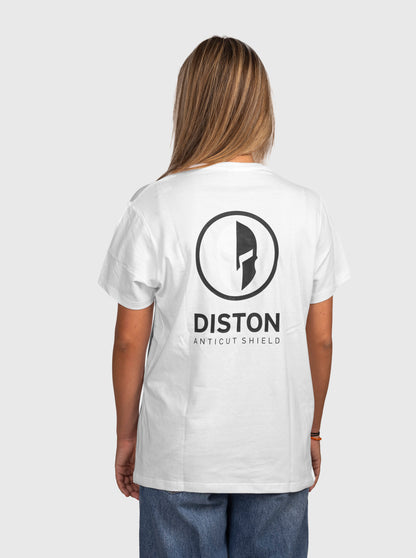 DISTON T-Shirt #distonskiwarrior White