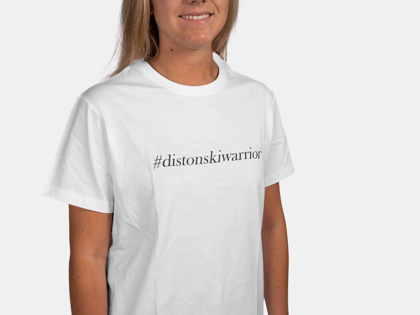 DISTON T-Shirt #distonskiwarrior White