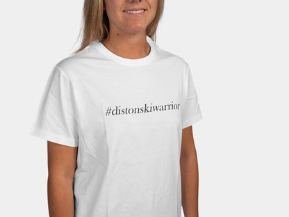 DISTON T-Shirt #distonskiwarrior White