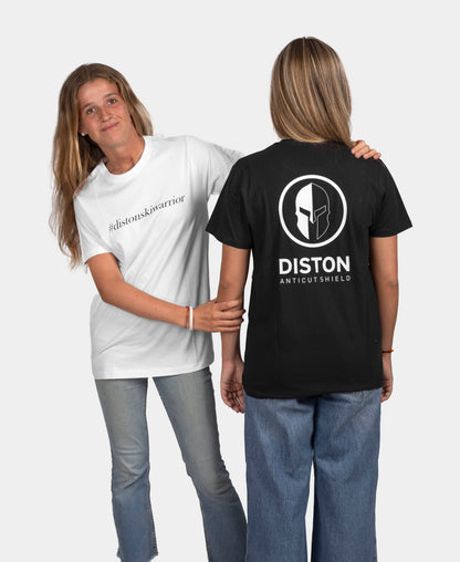 DISTON T-Shirt #distonskiwarrior White