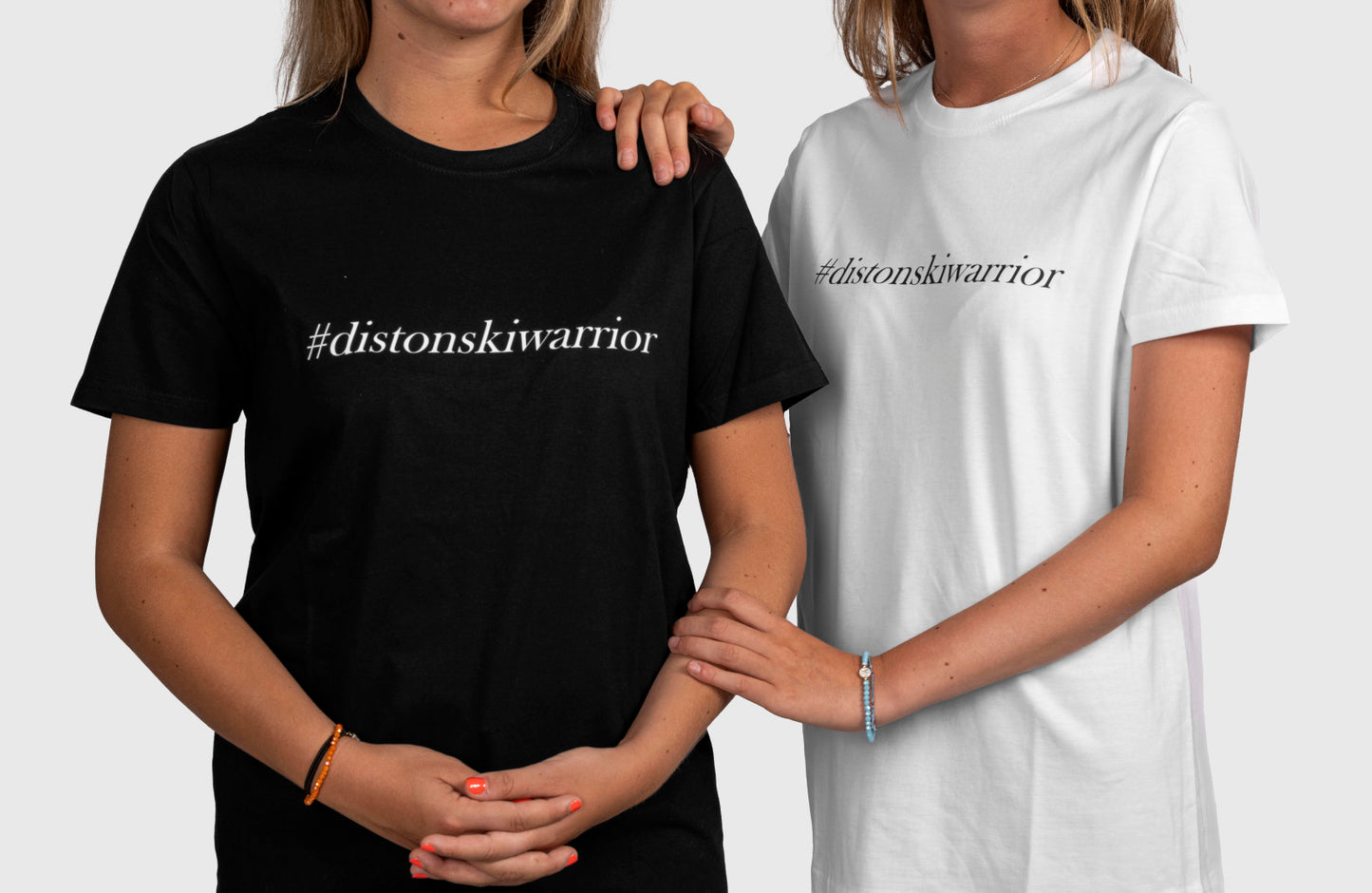 DISTON T-Shirt #distonskiwarrior White