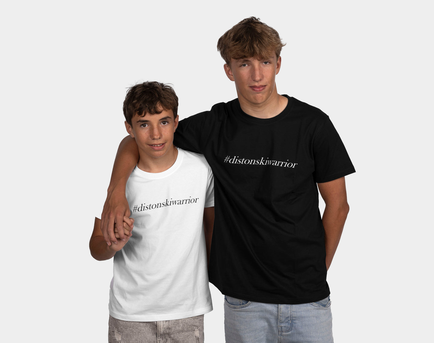 DISTON T-Shirt #distonskiwarrior Black