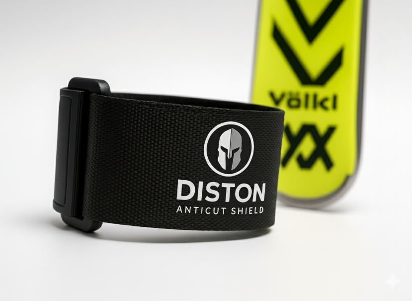 DISTON Ski Strap Black – World’s First Cut-Resistant Ski Strap