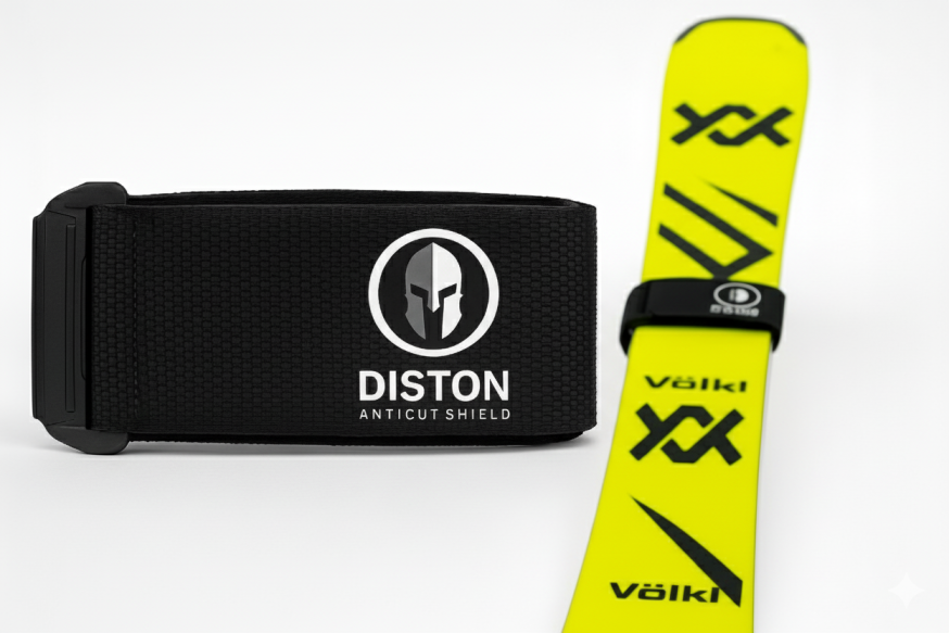 DISTON Ski Strap Black – World’s First Cut-Resistant Ski Strap