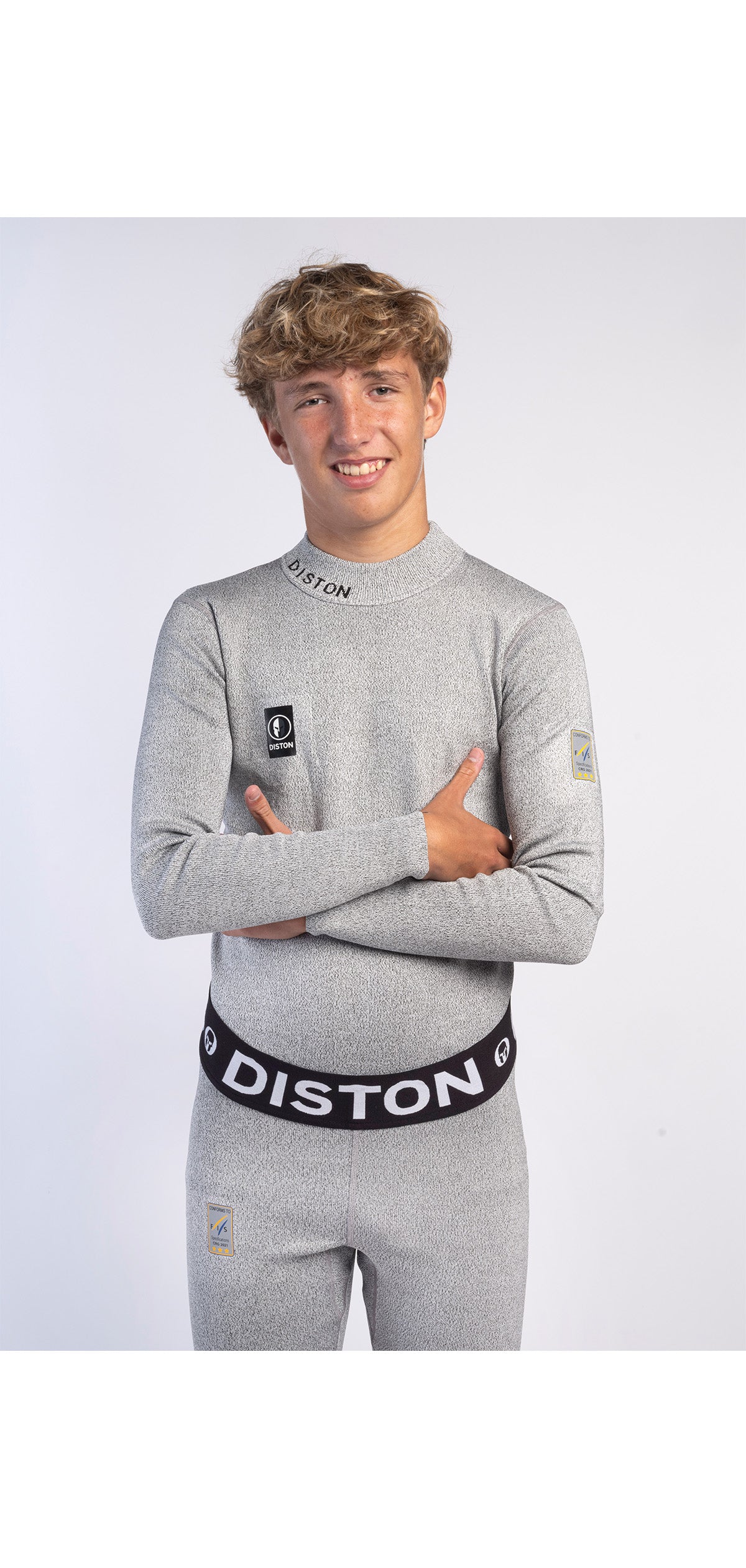 DISTON Pantaloni 3/4 da sci da corsa antitaglio Uomo