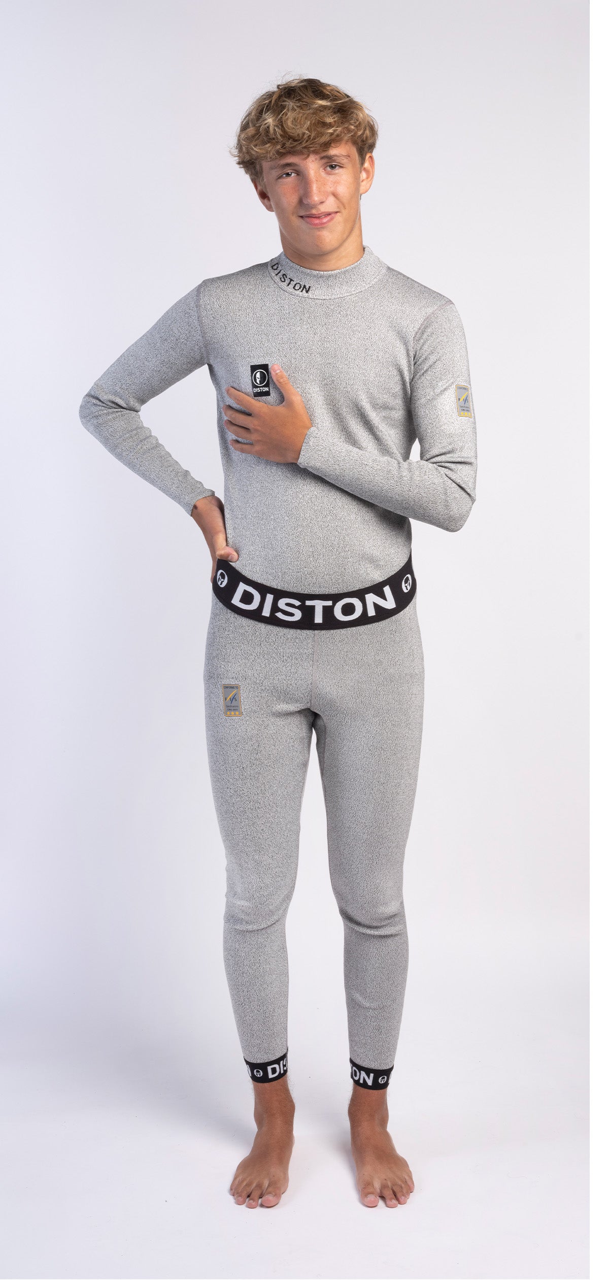 DISTON Pantaloni 3/4 da sci da corsa antitaglio Uomo