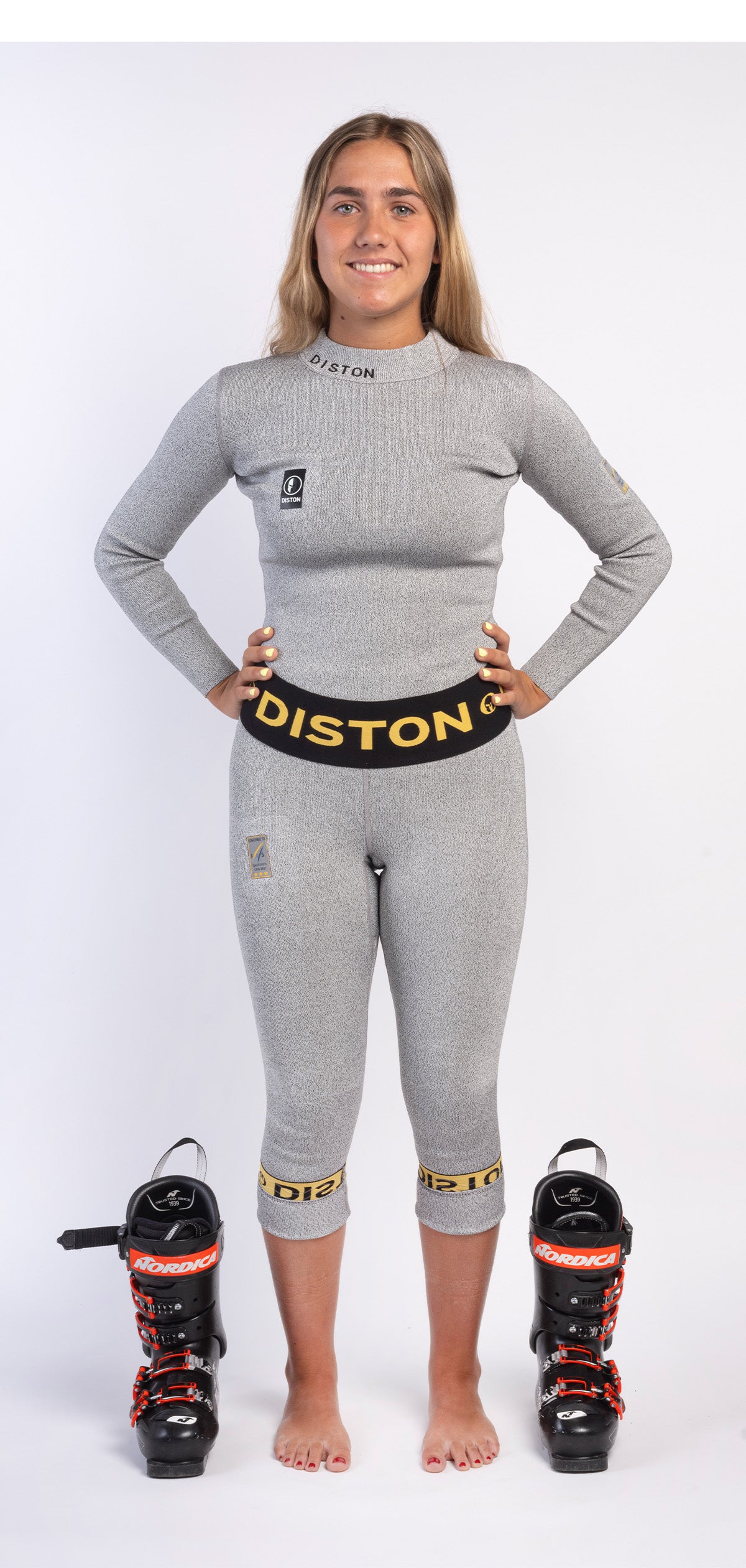 DISTON WC Cut Resistant Hose Damen - 3 FIS Sternen  in CRG